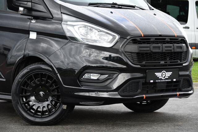 Ford TRANSIT CUSTOM 320 2.0 TDCI L1H1 Sport Adaptieve Cruise, Camera, Carplay, Leder, 2 x Schuifdeur, LED, Automaat, Stoelverwarming, Uniek!