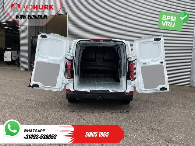 Ford TRANSIT CUSTOM E-Transit 340 L2 Trend 71 kWh 380 km WLTP LED/ Standkachel/ Stoelverw./ Carplay/ Camera/ PDC/ Climate/ Cruise/ Trekhaak