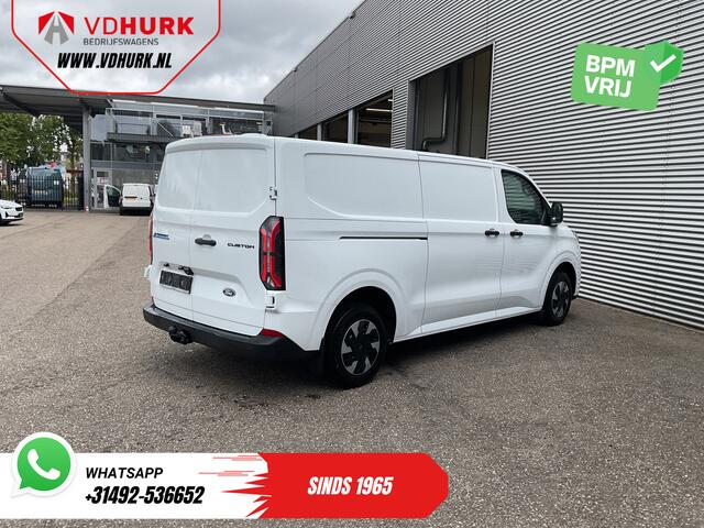 Ford TRANSIT CUSTOM E-Transit 340 L2 Trend 71 kWh 380 km WLTP LED/ Standkachel/ Stoelverw./ Carplay/ Camera/ PDC/ Climate/ Cruise/ Trekhaak