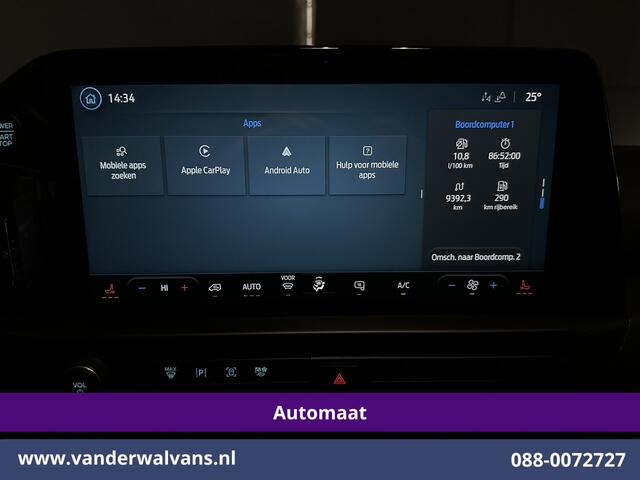 Ford TRANSIT CUSTOM 2.0 TDCI 170pk Automaat L2H1 Euro6 Airco | Camera | LM Velgen | LED | Apple Carplay | Cruisecontrol Android Auto, Verwarmde voorruit, Stoelverwarming, Parkeersensoren, Bijrijdersbank