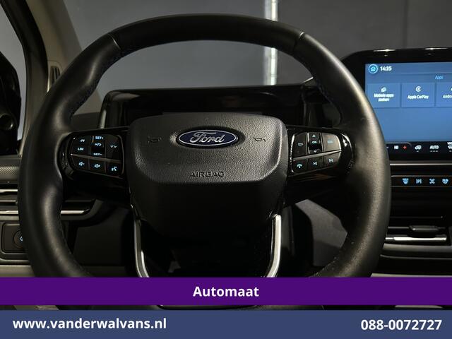 Ford TRANSIT CUSTOM 2.0 TDCI 170pk Automaat L2H1 Euro6 Airco | Camera | LM Velgen | LED | Apple Carplay | Cruisecontrol Android Auto, Verwarmde voorruit, Stoelverwarming, Parkeersensoren, Bijrijdersbank