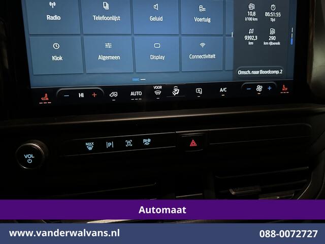Ford TRANSIT CUSTOM 2.0 TDCI 170pk Automaat L2H1 Euro6 Airco | Camera | LM Velgen | LED | Apple Carplay | Cruisecontrol Android Auto, Verwarmde voorruit, Stoelverwarming, Parkeersensoren, Bijrijdersbank