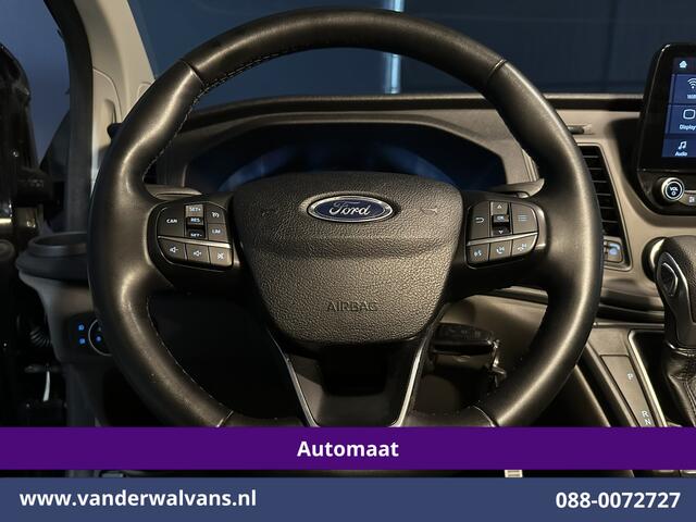 Ford TRANSIT CUSTOM 2.0 TDCI 130pk Automaat L2H1 Euro6 Airco | 2x zijdeur | Camera | LED | Apple Carplay | Cruisecontrol Verwarmde voorruit, LM velgen, Parkeersensoren, Bijrijdersbank