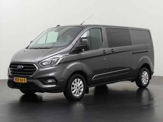 Ford TRANSIT CUSTOM 2.0TDCI 170PK Automaat Lang Dubbele Cabine | 2xSchuifdeur | Navigatie | Camera | 2xSchuifdeur | Trekhaak | Airco | Cruise