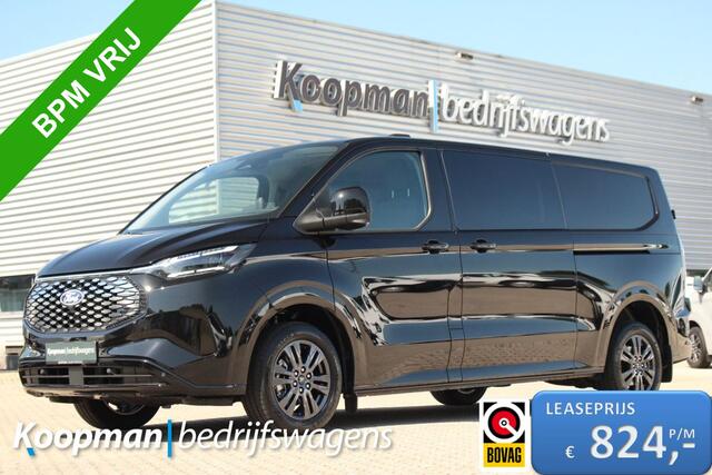 Ford TRANSIT CUSTOM E-Transit 320 L2H1 Limited DC | 71 kWh | 160kW/218pk | Driver Assist | Adap. Cruise | 360° Camera | Pro Power | Lease 824,- p/m