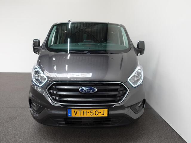 Ford TRANSIT CUSTOM 300 2.0 TDCI L2H1 Limited Dubbele Cabine Navi Airco 2 Schuifdeuren Trekhaak PDC voor & achter Carplay DAB