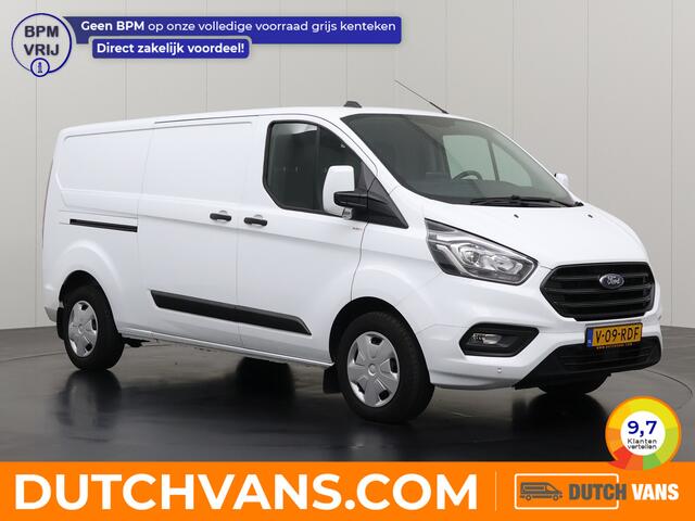 Ford TRANSIT CUSTOM 2.0TDCi 130PK Lang | Achterdeuren | Multimedia | 3-Zits | Betimmering | Airco | Cruise