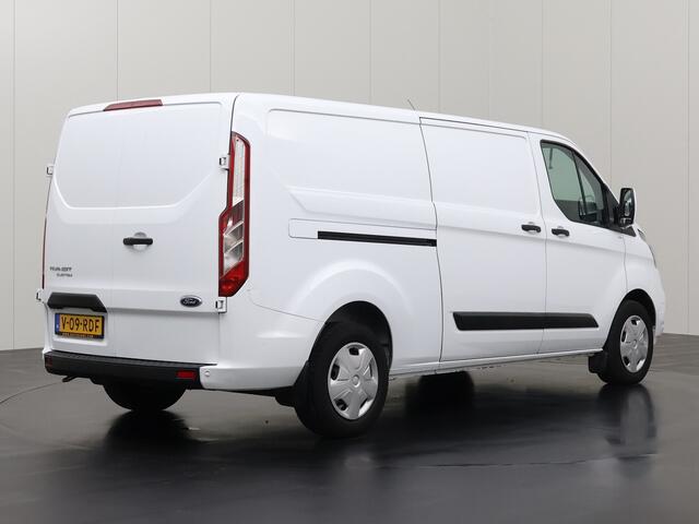 Ford TRANSIT CUSTOM 2.0TDCi 130PK Lang | Achterdeuren | Multimedia | 3-Zits | Betimmering | Airco | Cruise