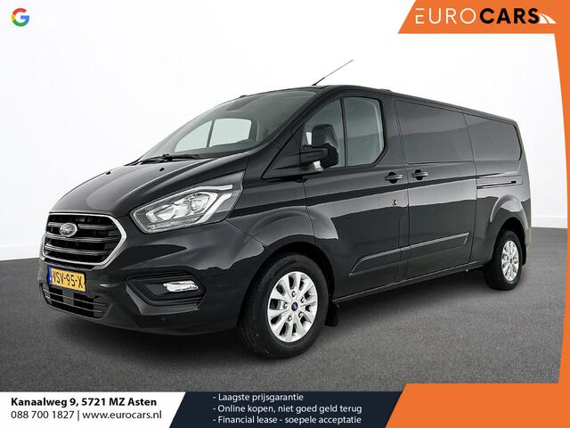 Ford TRANSIT CUSTOM 300 2.0 TDCI L2H1 Limited Dubbele cabine Automaat Navigatie Airco 2x Schuifdeuren Trekhaak Parkeersensoren Carplay