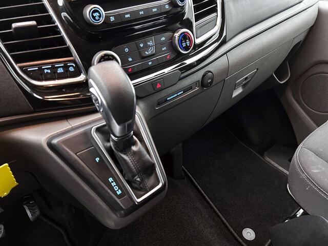 Ford TRANSIT CUSTOM 300 2.0 TDCI L2H1 Limited Dubbele cabine Automaat Navigatie Airco 2x Schuifdeuren Trekhaak Parkeersensoren Carplay