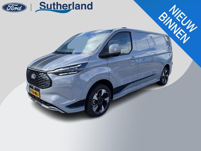Ford TRANSIT CUSTOM E-Transit 320 L2H1 Sport 65 kWh 218pk | Demo | Driver Assistance Pack | Wegklapbare Trekhaak | Stuurwiel verwarming | Stoel verwarming | 2.300kg Trekgewicht