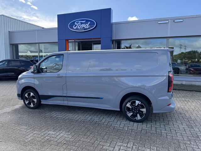 Ford TRANSIT CUSTOM E-Transit 320 L2H1 Sport 65 kWh 218pk | Demo | Driver Assistance Pack | Wegklapbare Trekhaak | Stuurwiel verwarming | Stoel verwarming | 2.300kg Trekgewicht