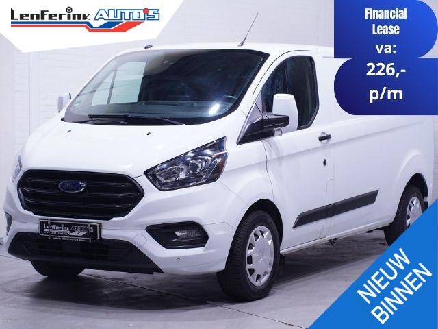 Ford TRANSIT CUSTOM 2.0 TDCI 130 pk L2H1 Trend Airco, Camera Trekhaak, PDC V+A, Cruise Control, Apple Carplay, 3-Zits