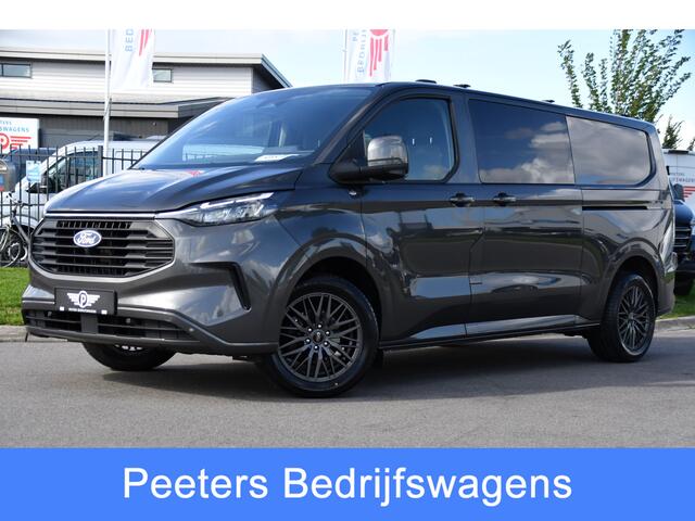 Ford TRANSIT CUSTOM 320 2.0 TDCI L2H1 Limited DC Adaptieve Cruise, 360 Camera, Carplay, Automaat, LED, 2 x Schuifdeur, Stoelverwarming, Virtual, 170pk, Sensoren, Uniek!