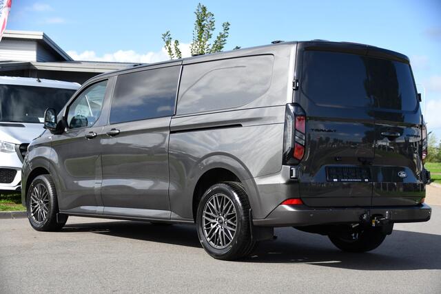 Ford TRANSIT CUSTOM 320 2.0 TDCI L2H1 Limited DC Adaptieve Cruise, 360 Camera, Carplay, Automaat, LED, 2 x Schuifdeur, Stoelverwarming, Virtual, 170pk, Sensoren, Uniek!