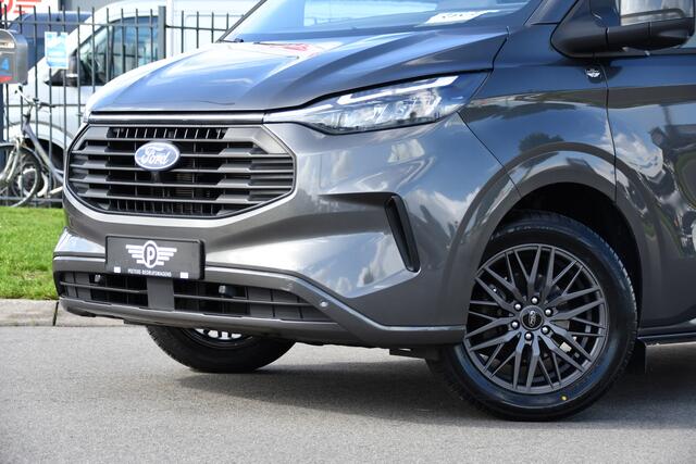 Ford TRANSIT CUSTOM 320 2.0 TDCI L2H1 Limited DC Adaptieve Cruise, 360 Camera, Carplay, Automaat, LED, 2 x Schuifdeur, Stoelverwarming, Virtual, 170pk, Sensoren, Uniek!