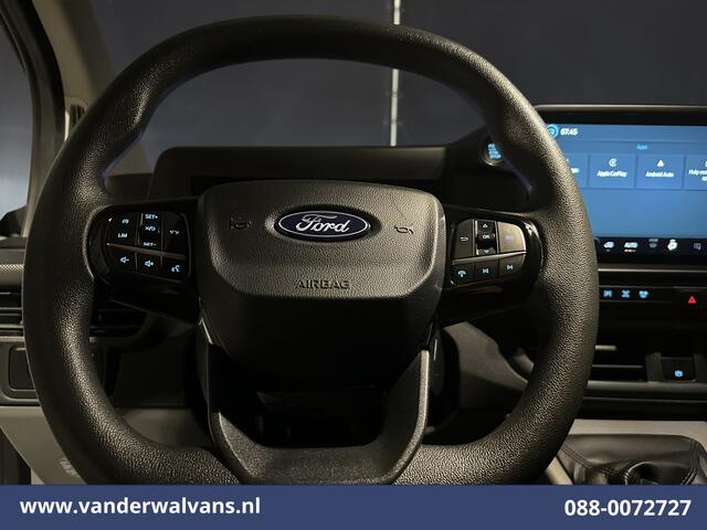 Ford TRANSIT CUSTOM 2.0 TDCI 136pk L2H1 Euro6 Airco | Camera | Apple Carplay | LED | Cruisecontrol Android Auto, Verwarmde voorruit, Parkeersensoren, Leder, Bijrijdersbank
