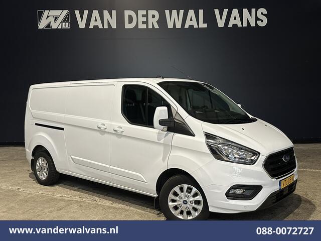 Ford TRANSIT CUSTOM 2.0 TDCI 130pk L2H1 Euro6 Airco | Navigatie | 2800kg Trekhaak | LED | Apple Carplay Cruisecontrol, Stoelverwarming, verwarmde Voorruit, LM Velgen, Parkeersensoren, Bijrijdersbank