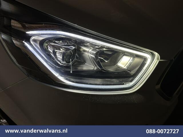 Ford TRANSIT CUSTOM 2.0 TDCI 130pk L2H1 Euro6 Airco | Navigatie | 2800kg Trekhaak | LED | Apple Carplay Cruisecontrol, Stoelverwarming, verwarmde Voorruit, LM Velgen, Parkeersensoren, Bijrijdersbank