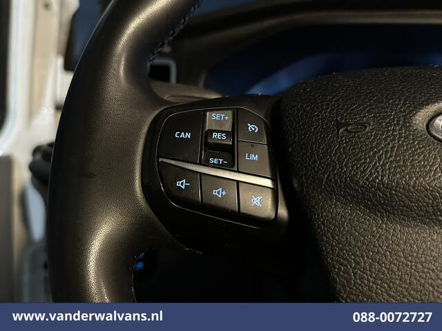 Ford TRANSIT CUSTOM 2.0 TDCI 130pk L2H1 Euro6 Airco | Navigatie | 2800kg Trekhaak | LED | Apple Carplay Cruisecontrol, Stoelverwarming, verwarmde Voorruit, LM Velgen, Parkeersensoren, Bijrijdersbank