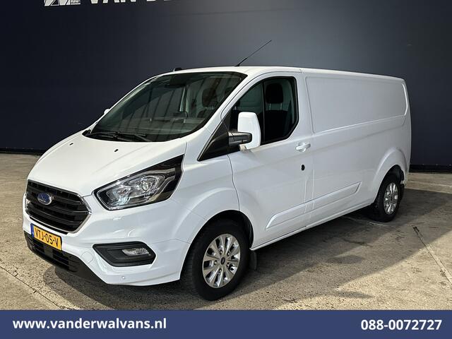 Ford TRANSIT CUSTOM 2.0 TDCI 130pk L2H1 Euro6 Airco | Navigatie | 2800kg Trekhaak | LED | Apple Carplay Cruisecontrol, Stoelverwarming, verwarmde Voorruit, LM Velgen, Parkeersensoren, Bijrijdersbank