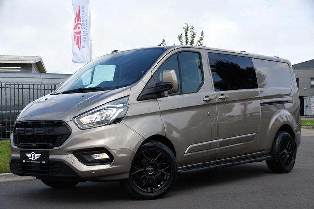 Ford TRANSIT CUSTOM 320 2.0 TDCI L2H1 Limited DC Raptor Edition Camera, Adaptieve Cruise, Carplay, 170PK, Automaat, PDC, 2 x Schuifdeur, Stoelverwarming, Uniek!