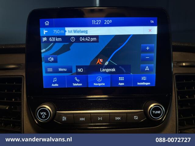 Ford TRANSIT CUSTOM 2.0 TDCI 105pk L2H1 Euro6 Airco | Camera | Navigatie | LED | Apple Carplay Cruisecontrol, Stoelverwarming, Verwarmde Voorruit, Parkeersensoren, Bijrijdersbank