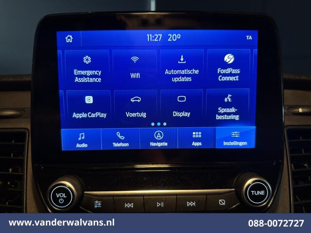 Ford TRANSIT CUSTOM 2.0 TDCI 105pk L2H1 Euro6 Airco | Camera | Navigatie | LED | Apple Carplay Cruisecontrol, Stoelverwarming, Verwarmde Voorruit, Parkeersensoren, Bijrijdersbank