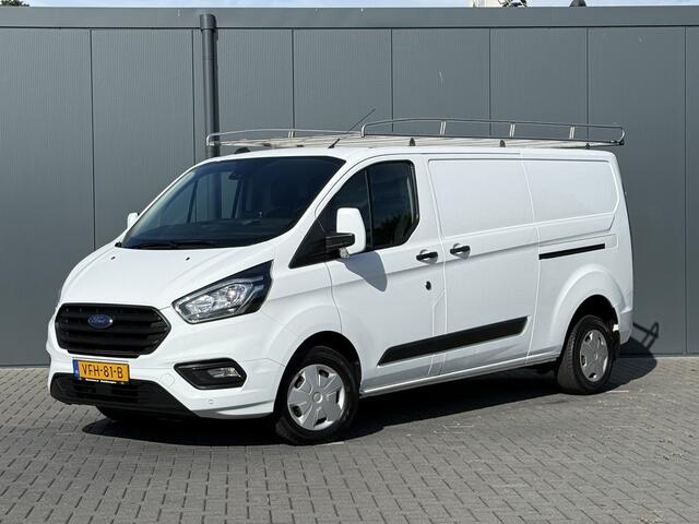 Ford TRANSIT CUSTOM 2.0 TDCI / L2H1 / 2x SCHUIFDEUR / 2.8 TONS TREKHAAK / 1e EIG. / IMPERIAAL / CAMERA / 3-ZITS / BLINDSPOT