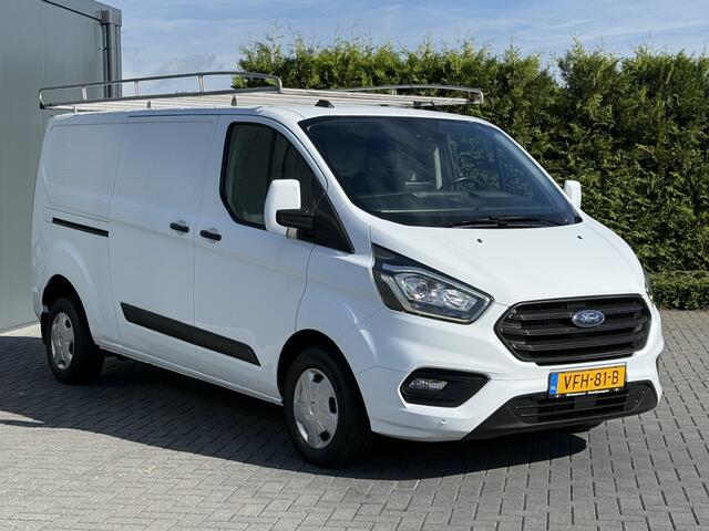 Ford TRANSIT CUSTOM 2.0 TDCI / L2H1 / 2x SCHUIFDEUR / 2.8 TONS TREKHAAK / 1e EIG. / IMPERIAAL / CAMERA / 3-ZITS / BLINDSPOT