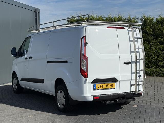 Ford TRANSIT CUSTOM 2.0 TDCI / L2H1 / 2x SCHUIFDEUR / 2.8 TONS TREKHAAK / 1e EIG. / IMPERIAAL / CAMERA / 3-ZITS / BLINDSPOT