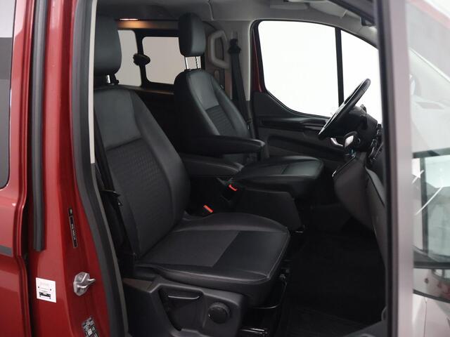 Ford TRANSIT CUSTOM 320 2.0 TDCI 185 PK SPORT AUT. 5-PERS DUBBEL CAB. + 2 SCHUIFDEUREN | TREKHAAK | CARPLAY | STOELVERW.