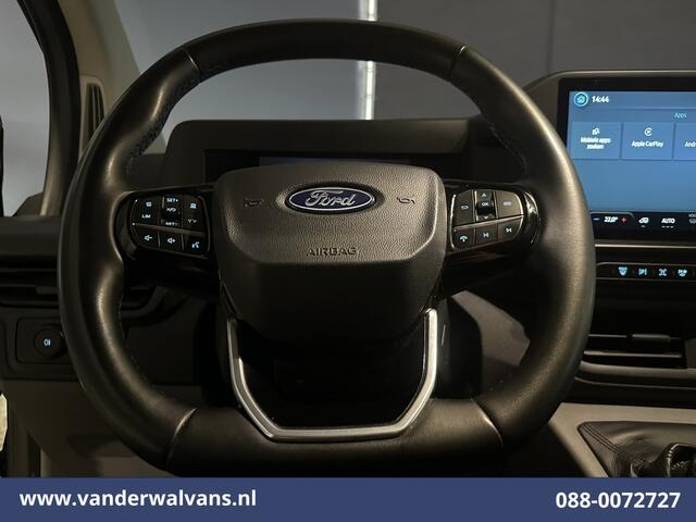 Ford TRANSIT CUSTOM 2.0 TDCI 136pk L1H1 Euro6 Airco | Camera | Navigatie | Apple Carplay | LED | Cruisecontrol Android Auto, Verwarmde voorruit, Parkeersensoren, Stoelverwarming, Bijrijdersbank, 2590kg trekvermogen