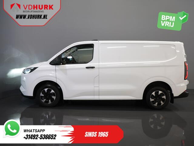 Ford TRANSIT CUSTOM E-Transit Trend 330 km WLTP LED/ Snellader/ 2.3t Trekverm./ Stoelverw./ Carplay/ Climate/ Camera/ PDC/ Cruise