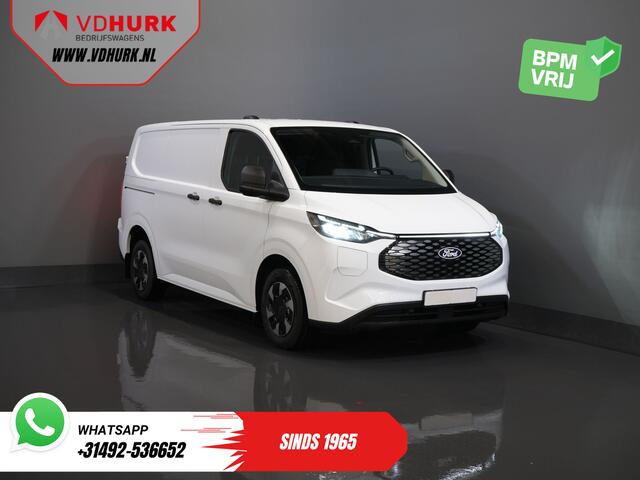 Ford TRANSIT CUSTOM E-Transit Trend 330 km WLTP LED/ Snellader/ 2.3t Trekverm./ Stoelverw./ Carplay/ Climate/ Camera/ PDC/ Cruise