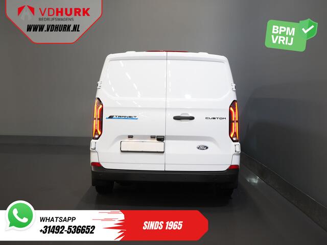Ford TRANSIT CUSTOM E-Transit Trend 330 km WLTP LED/ Snellader/ 2.3t Trekverm./ Stoelverw./ Carplay/ Climate/ Camera/ PDC/ Cruise