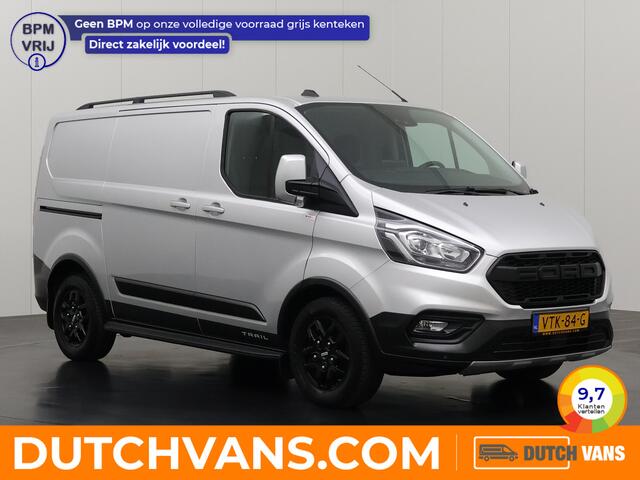 Ford TRANSIT CUSTOM 2.0TDCI 130PK Trail | Leder | 2xSchuifdeur | 2500Kg Trekhaak | Multimedia | Camera | Airco | Cruise