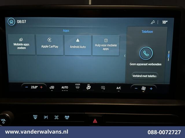 Ford TRANSIT CUSTOM 2.0 TDCI 136pk L2H1 Euro6 Airco | Camera | LED | Apple Carplay | Cruisecontrol Android Auto, Verwarmde voorruit, Parkeersensoren, Bijrijdersbank