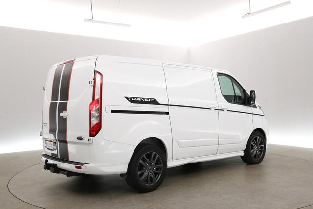Ford TRANSIT CUSTOM 2.0 TDCI L1H1 185PK Sport | Automaat | Airco | Camera | Cruise | 3 Zits | Trekhaak | 2xSchuifdeur | Carplay