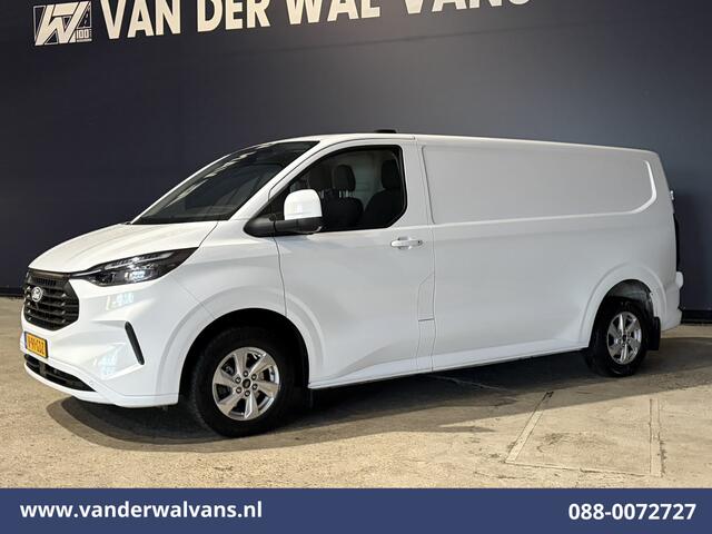 Ford TRANSIT CUSTOM 2.0 TDCI 136pk L2H1 Euro6 Airco | Camera | LED | Apple Carplay | Cruisecontrol | 2500kg Trekhaak LM Velgen, Android Auto, Verwarmde voorruit, Stoelverwarming, Parkeersensoren, Bijrijdersbank