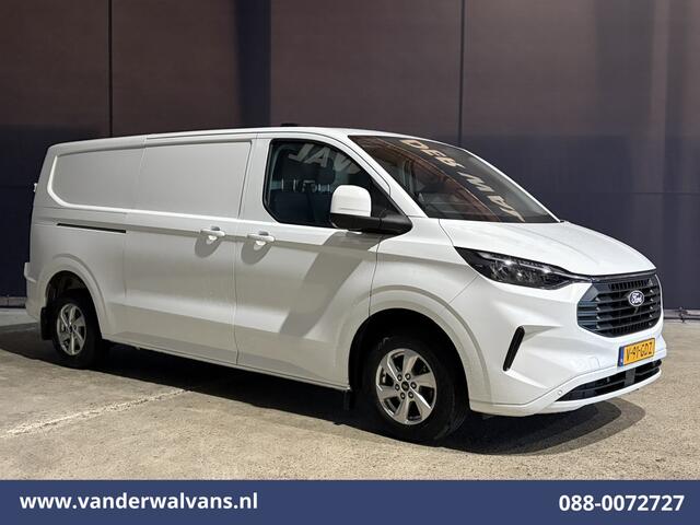 Ford TRANSIT CUSTOM 2.0 TDCI 136pk L2H1 Euro6 Airco | Camera | LED | Apple Carplay | Cruisecontrol | 2500kg Trekhaak LM Velgen, Android Auto, Verwarmde voorruit, Stoelverwarming, Parkeersensoren, Bijrijdersbank