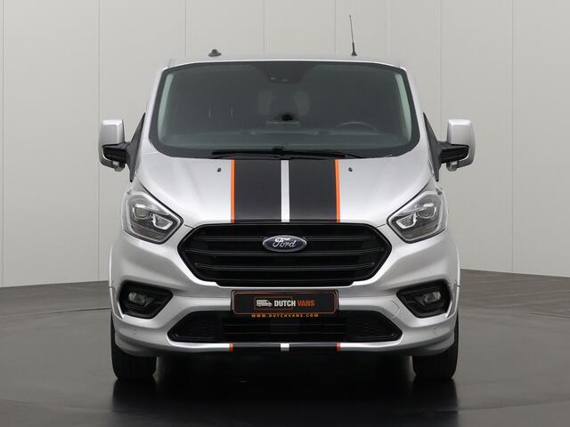 Ford TRANSIT CUSTOM 2.0TDCi 185PK Automaat Sport Dubbele Cabine | 2xSchuifdeur | Navigatie | Camera | Multimedia | Airco | Cruise | Trekhaak