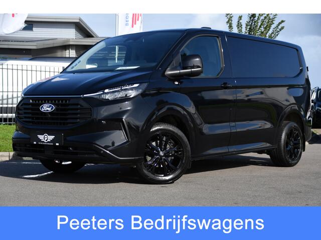 Ford TRANSIT CUSTOM 300 2.0 TDCI L1H1 Limited Black Edition Camera, Cruise, Carplay, LED, Stoelverwarming , 150pk, Sensoren, Trekhaak, Multimedia, Uniek!