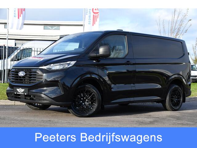 Ford TRANSIT CUSTOM 300 2.0 TDCI L1H1 Black Edition Virtual, Cruise, Carplay, Camera, LED, Automaat, 136pk, Stoelverwarming, Multimedia, Uniek!