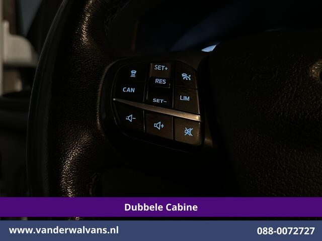 Ford TRANSIT CUSTOM 2.0 TDCI 130pk Automaat L2H1 Dubbele Cabine Euro6 Airco | 6-Zits | Camera | Navigatie | Apple Carplay | LED Android Auto, Adaptieve Cruisecontrol, Stoelverwarming, Verwarmde voorruit, Trekhaak, Achterklep