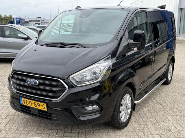 Ford TRANSIT CUSTOM 300 2.0 TDCI L1H1 Limited DC 130pk | Trekhaak | Dubbele Schuifdeur | Apple Carplay/Android auto | Achteruitrijcamera