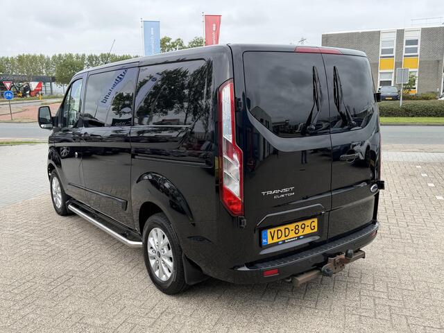 Ford TRANSIT CUSTOM 300 2.0 TDCI L1H1 Limited DC 130pk | Trekhaak | Dubbele Schuifdeur | Apple Carplay/Android auto | Achteruitrijcamera