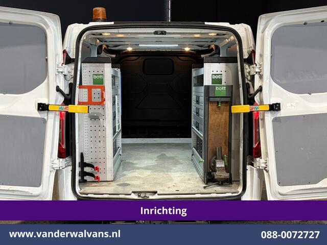 Ford TRANSIT CUSTOM 2.0 TDCI 130pk L2H1 inrichting Euro6 Airco | Camera | LED | 2800kg Trekhaak | Omvormer | Apple Carplay Cruisecontrol, Android Auto, Verwarmde Voorruit, Parkeersensoren, Bijrijdersbank