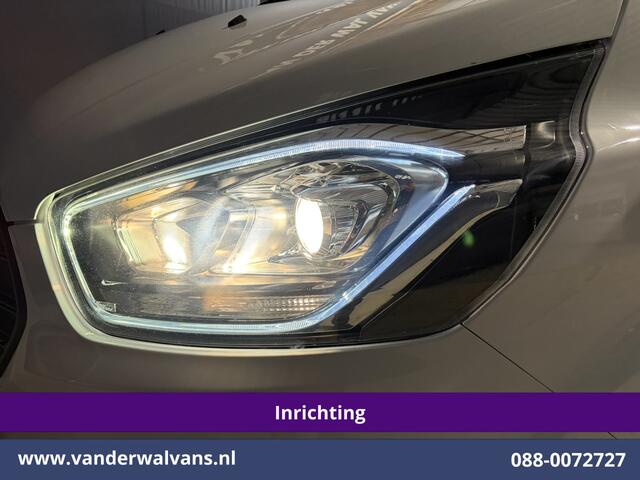 Ford TRANSIT CUSTOM 2.0 TDCI 130pk L2H1 inrichting Euro6 Airco | Camera | LED | 2800kg Trekhaak | Omvormer | Apple Carplay Cruisecontrol, Android Auto, Verwarmde Voorruit, Parkeersensoren, Bijrijdersbank