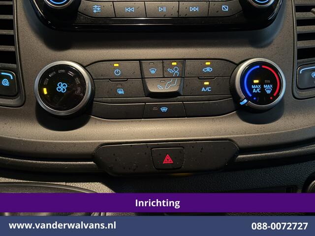 Ford TRANSIT CUSTOM 2.0 TDCI 130pk L2H1 inrichting Euro6 Airco | Camera | LED | 2800kg Trekhaak | Omvormer | Apple Carplay Cruisecontrol, Android Auto, Verwarmde Voorruit, Parkeersensoren, Bijrijdersbank